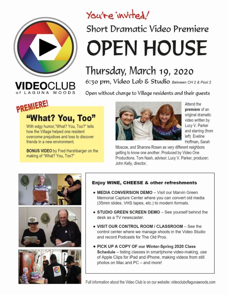 Open House-Premiere GenMtg 3-19-20 Flier-sm